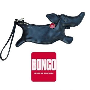 SOLD-SORRY  RARE Bongo Black Dog Wristlet
